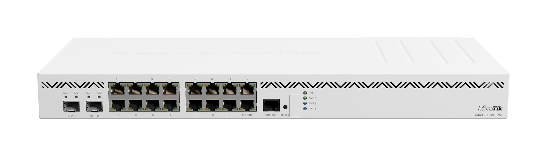 Mikrotik CCR2004-16G-2S+ vadu maršrutētājs Gigabit Ethernet