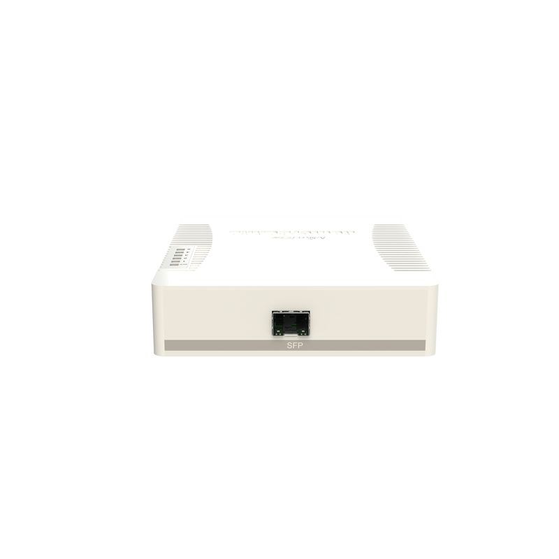 MikroTik RB260GSP Slēdzis, CSS106-1G-4P-1S, 5x RJ45