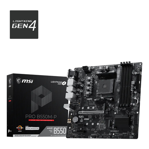 Mātesplate MSI MSI B550M-P (B550, AM4