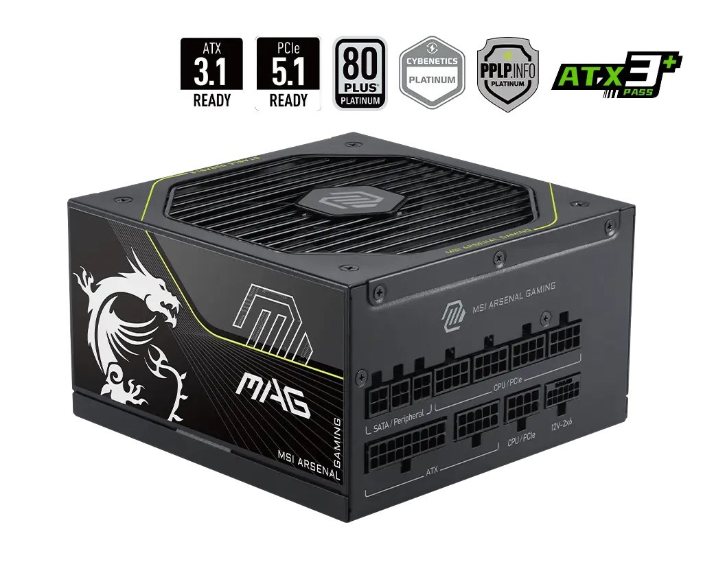 Barošanas bloks MSI MAG A1000PLS PCI5