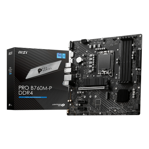 Mātesplate MSI PRO B760M-P DDR4 |