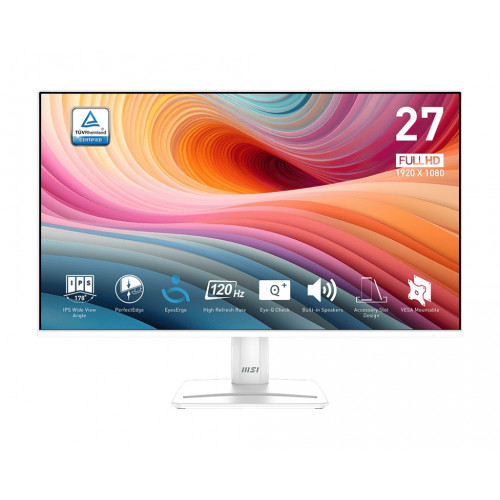 MSI Pro/MP275W E2/27"/IPS/FHD/120Hz/1ms/White/2R | 20800472