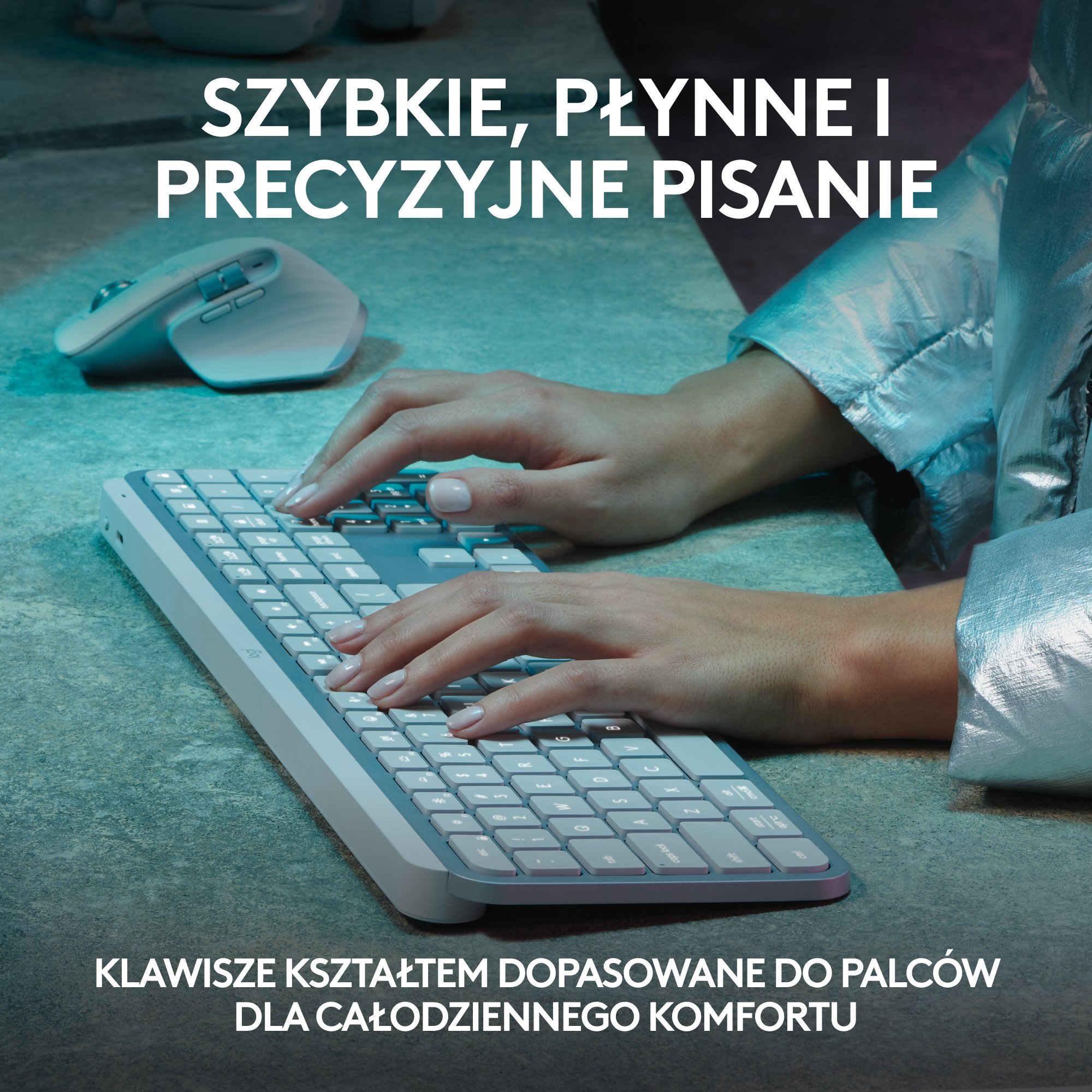 Klaviatūra Logitech MX Keys S Grey