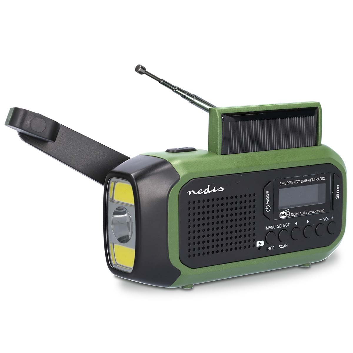 Radio Nedis avārijas radio DAB+ FM