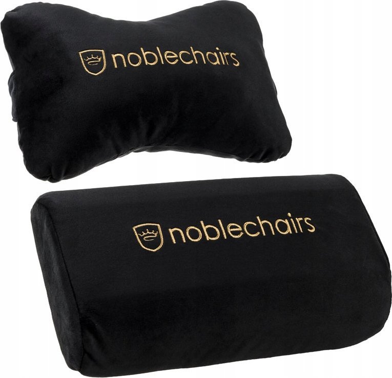 Noblechairs Spilvenu komplekts EPIC/ICON/HERO/LEGEND - black/gold