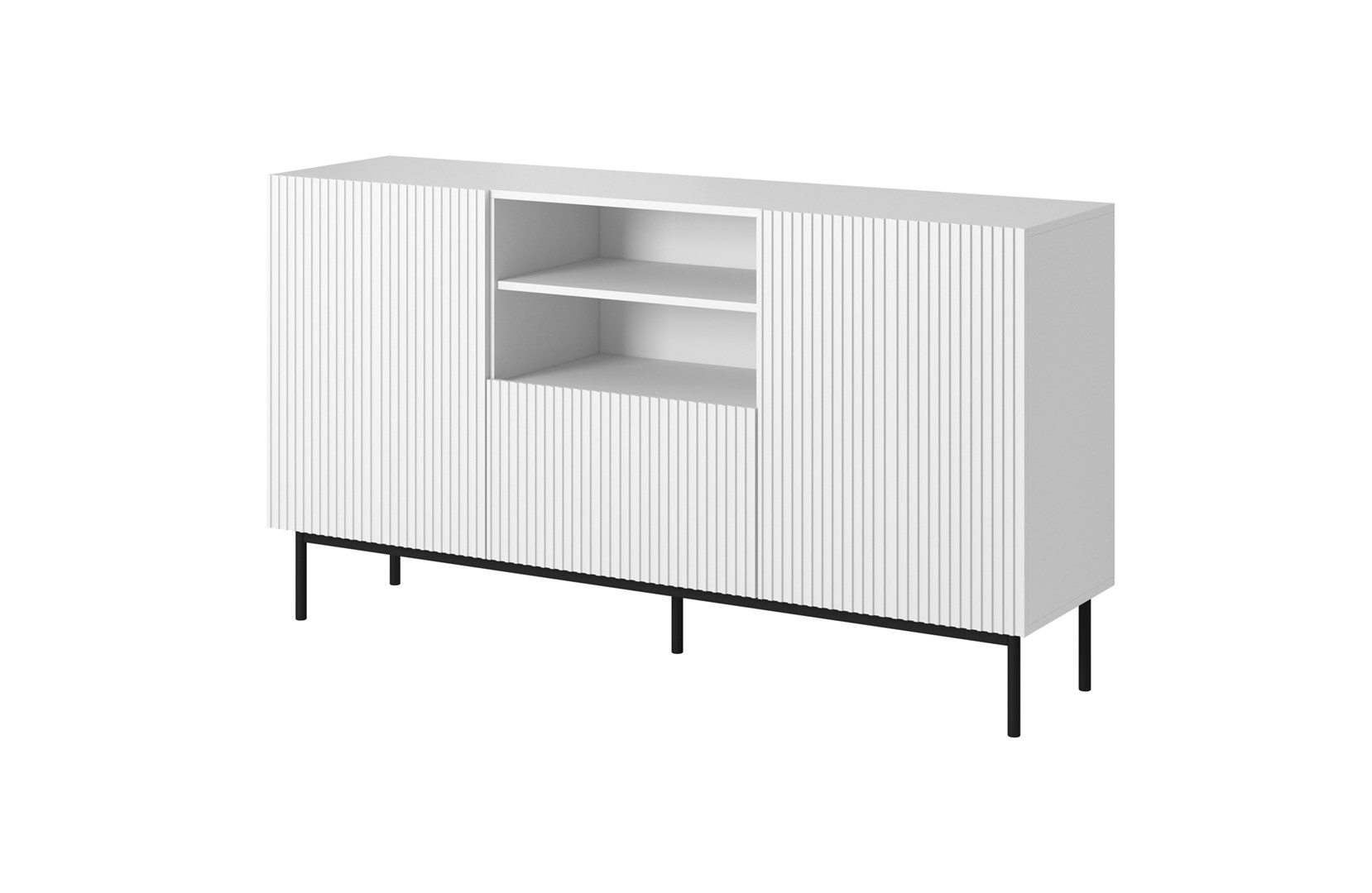 Cama Meble PAFOS kumode uz melna