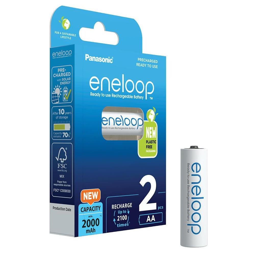 Panasonic Eneloop Baterijas AA 2000mAh uzlādējamas