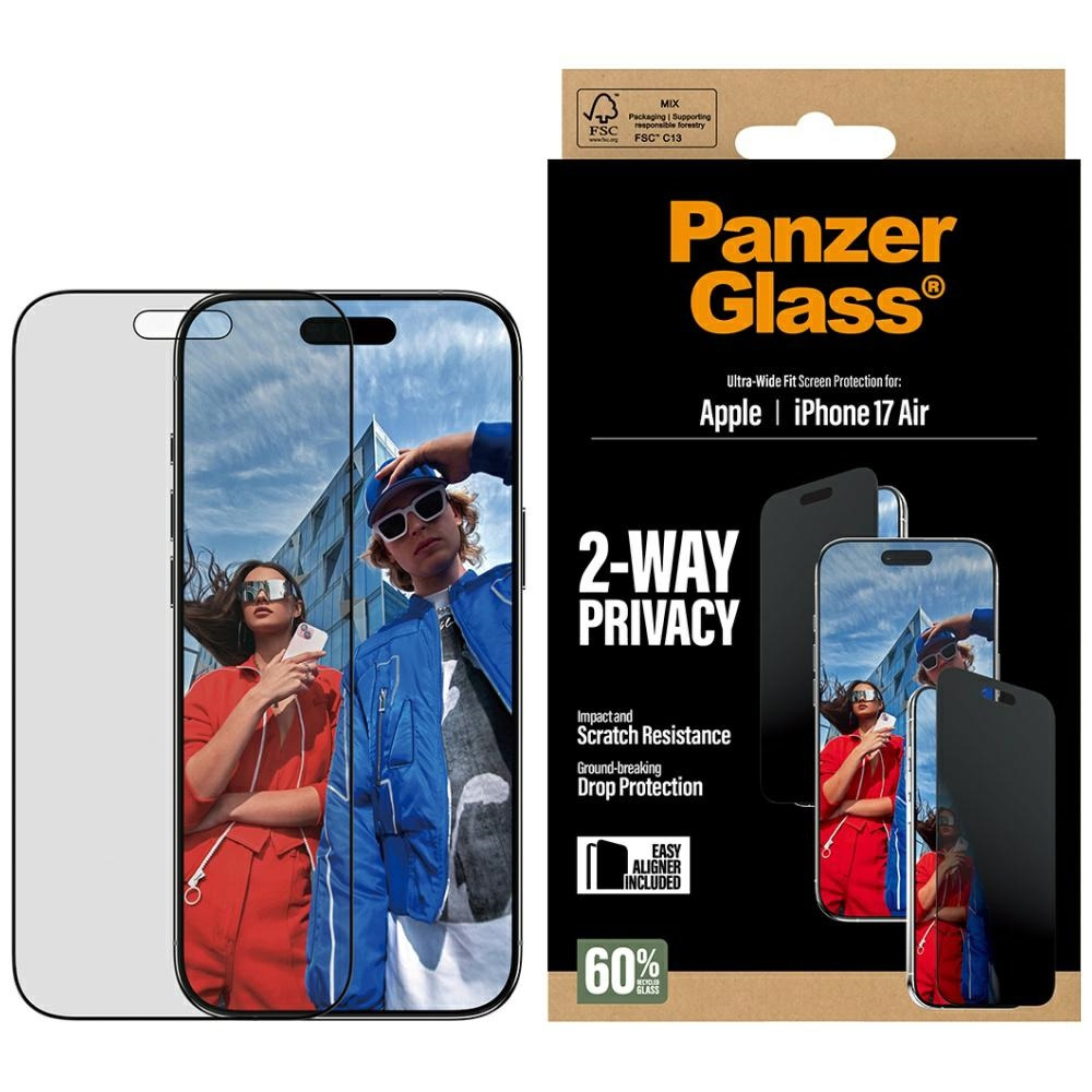 PanzerGlass® 2-veidu privātuma ekrāna aizsargs iPhone