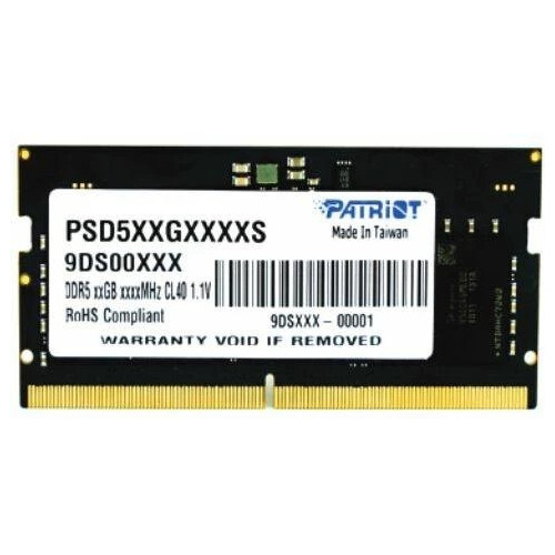 Rad Patriot Signature/SO-DIMM DDR5/8 GB/4800 MHz/CL40/1x8