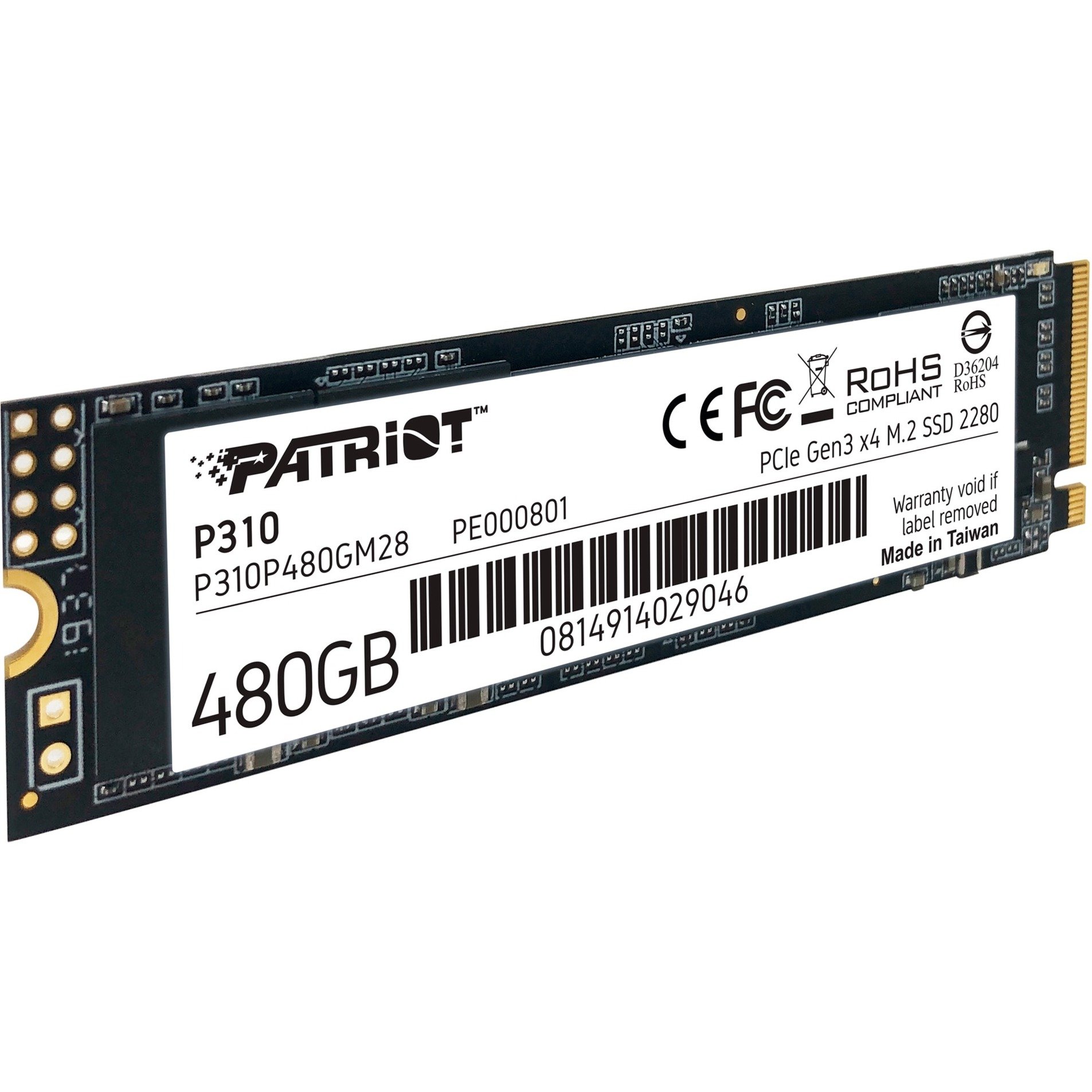 Patriot P310 480 GB (PCIe 3