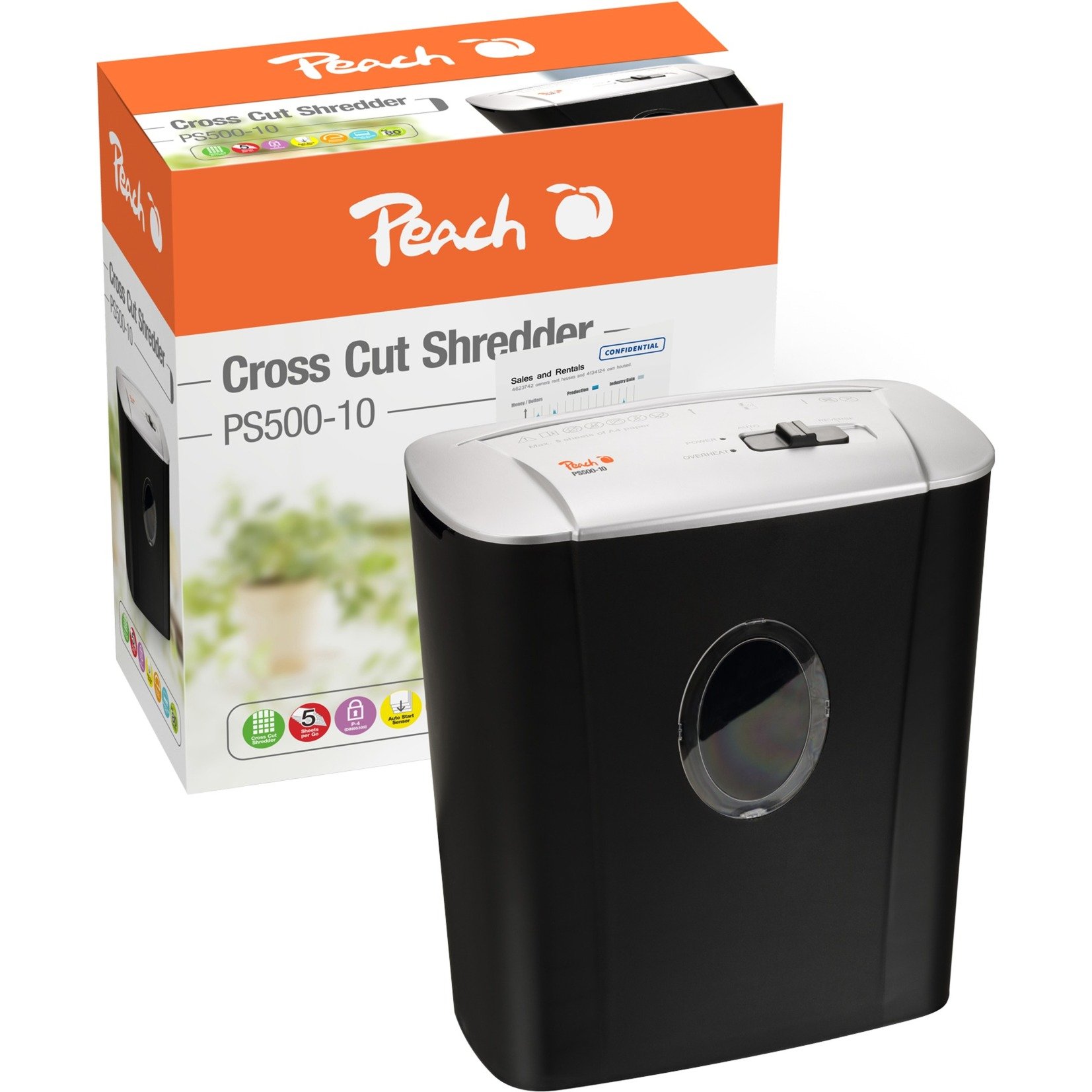 Peach šķēlētājs Cross Cut PS500-10 (silver/black)