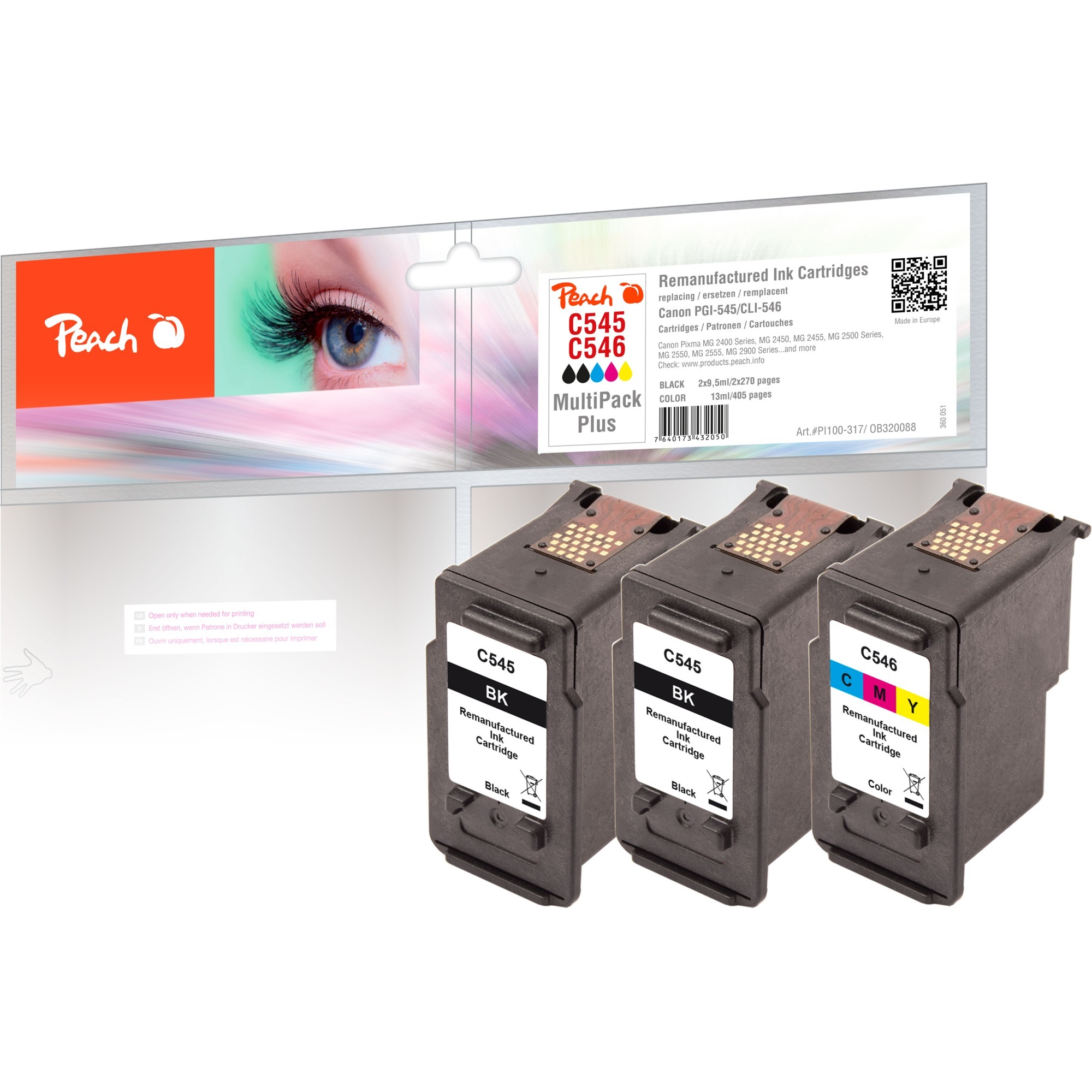 Tintes komplekts Peach Spar Pack PI100-317