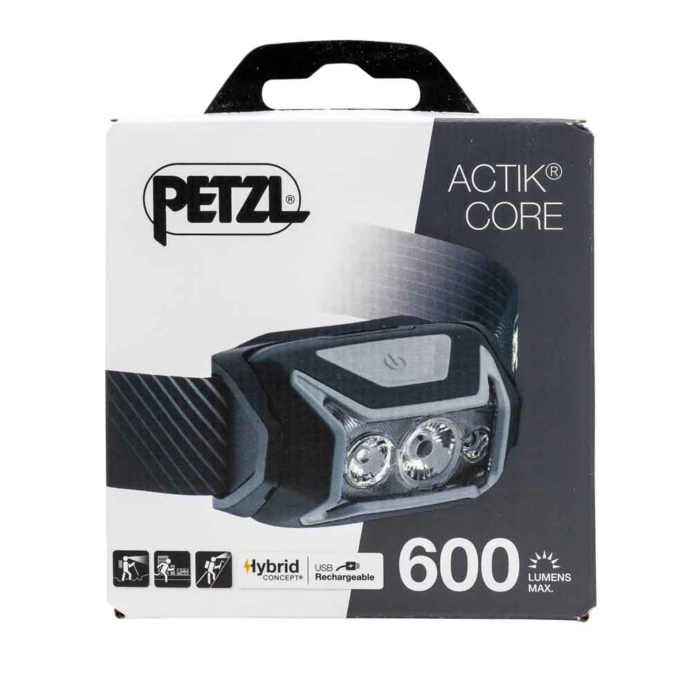 Lampa Petzl E065AA00 Actik Core Grey