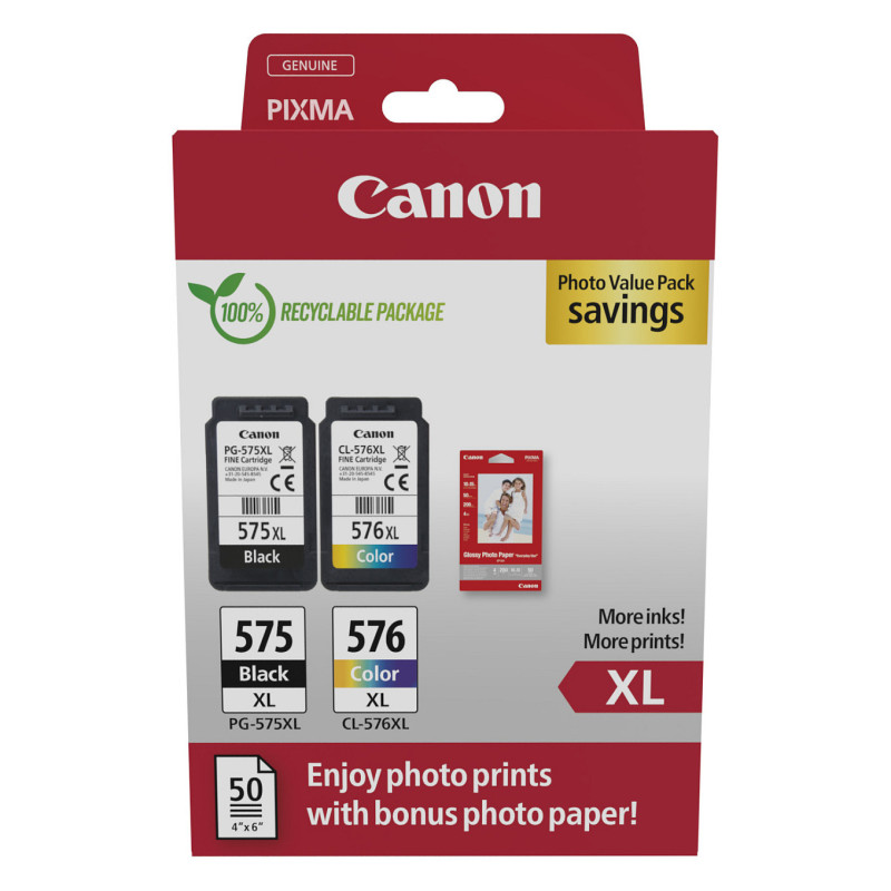 Canon Multipaka PG-575XL /CL-576XL Foto kasetēm