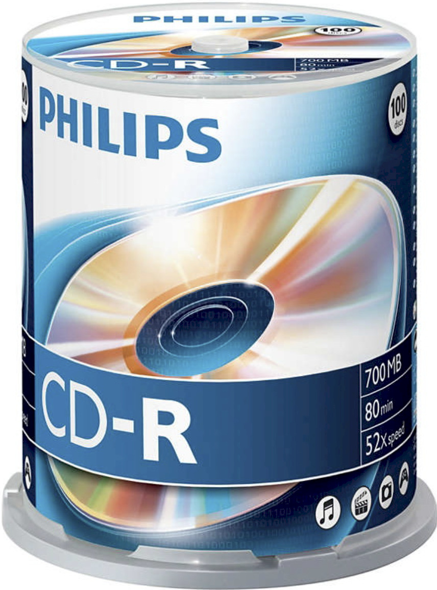 PHILIPS CD-R 80 700MB CAKE BOX