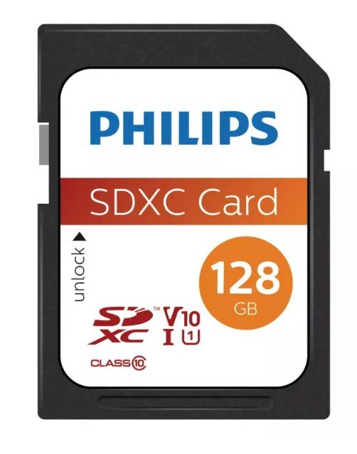 Philips SDXC 128GB class 10 |