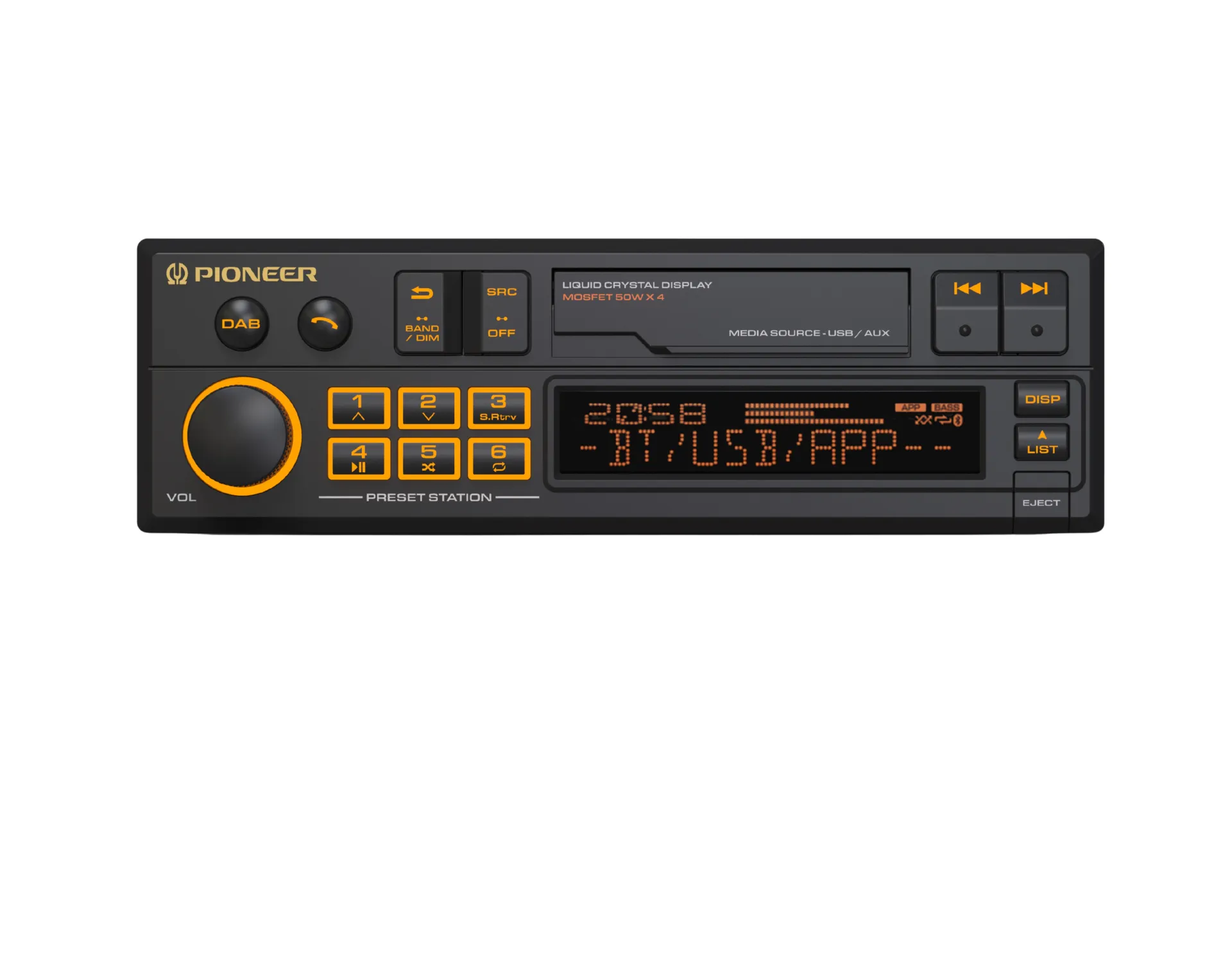 Radio Pioneer SXT-C10PS DAB retro radio