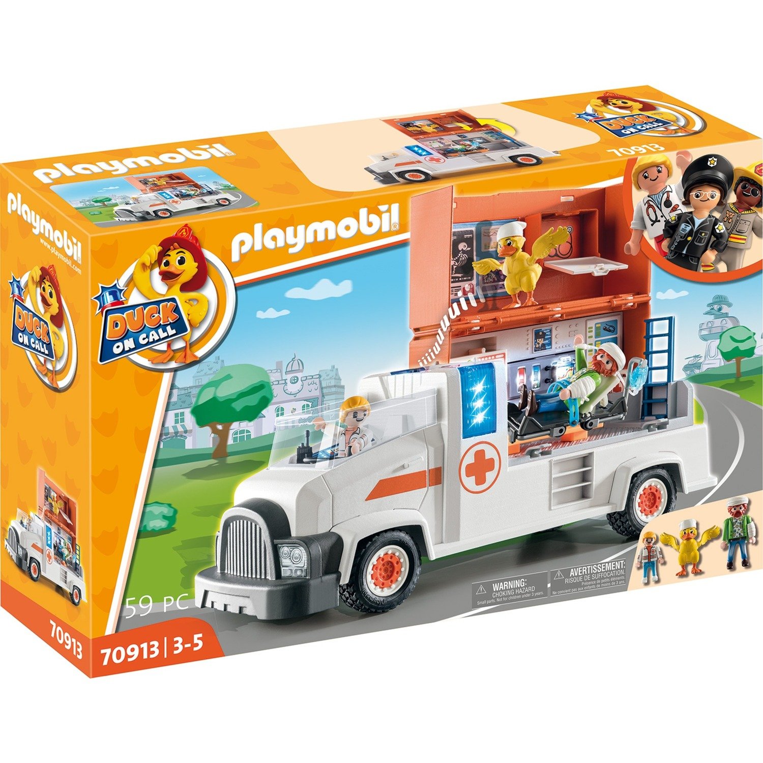 Playmobil 70913 Neatliekamās palīdzības kravas automašīna