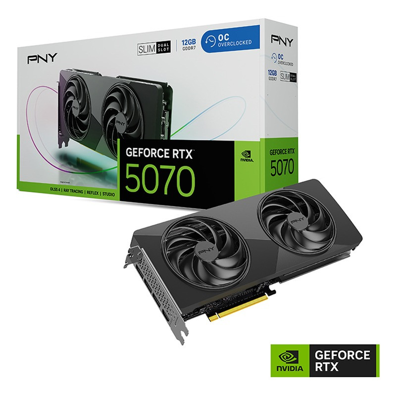 Videokarte PNY GeForce RTX 5070 Slim