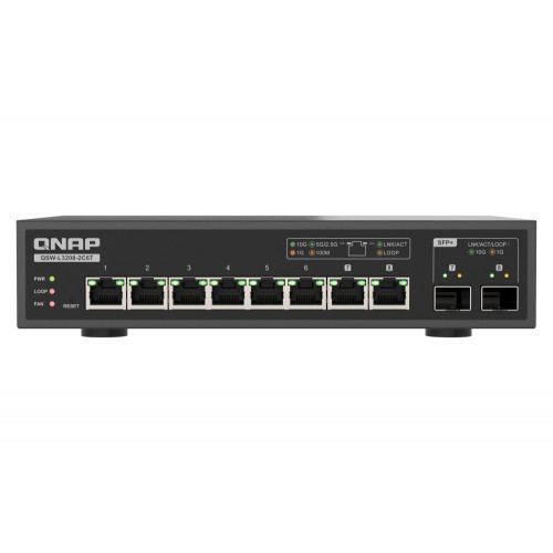 QNAP QSW-L3208-2C6T 6 ports 10GbE RJ45
