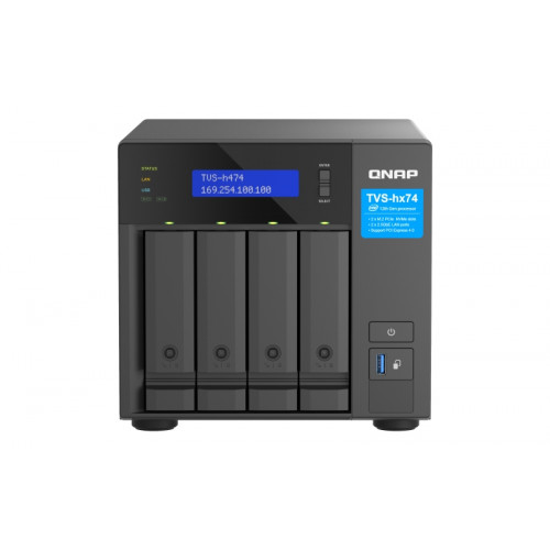 Qnap NAS serveris TVS-h474-PT-8G Intel Pentium