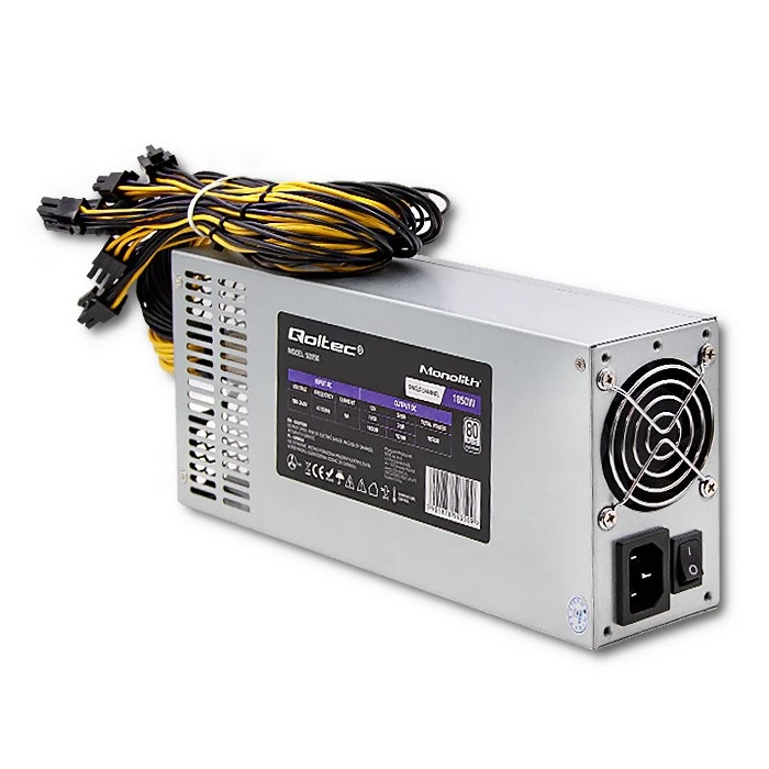 Qoltec 50350 barošanas bloks 1850W PCI-E