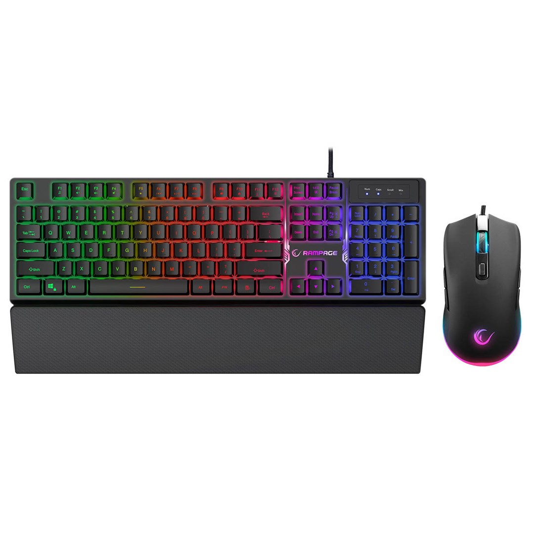 Vadu tastatūras un pele Rampage Fortuna