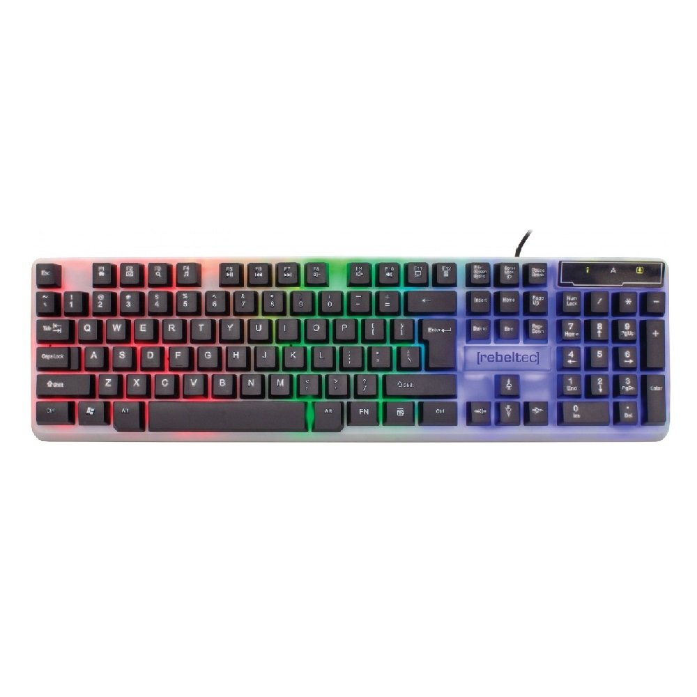 Rebeltec NEON Spēļu klaviatūra | AKKSGKLAREB00016