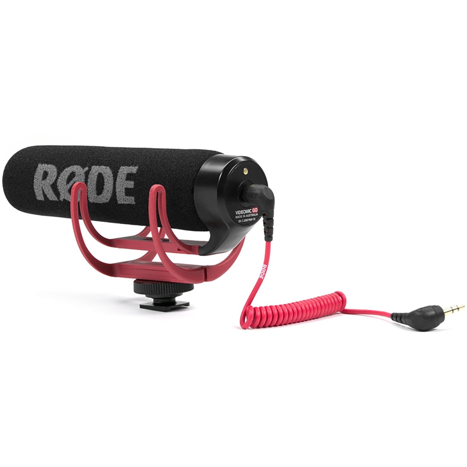 Rode Microphones VideoMic GO mikrofonis Black/Red