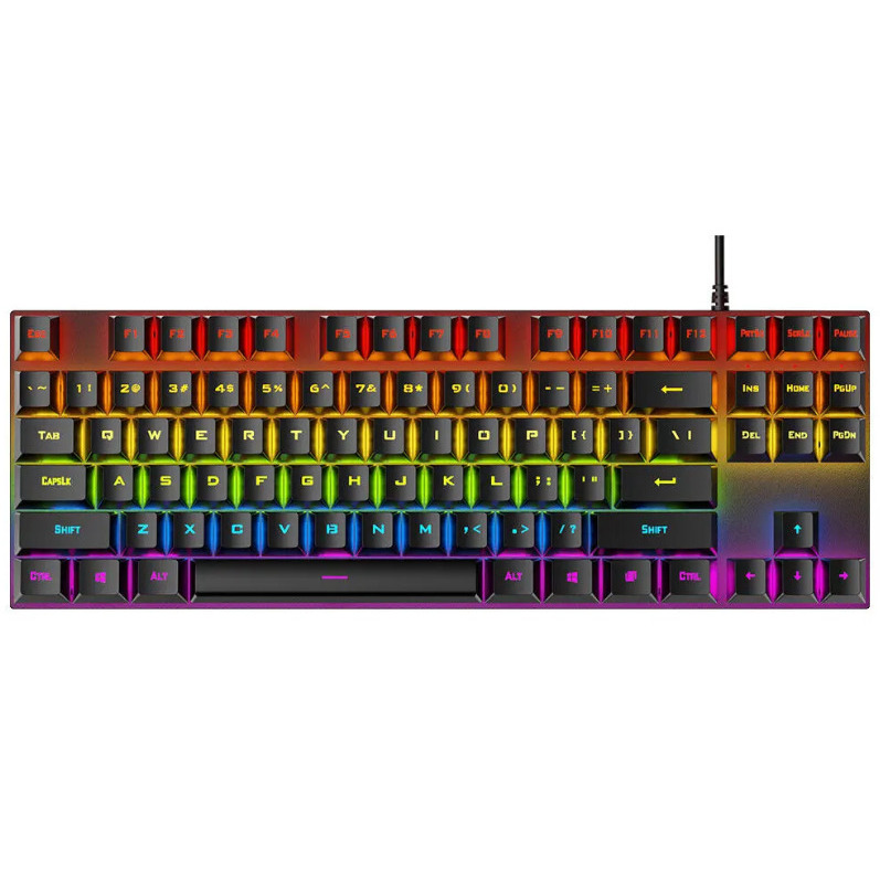RoGer K80 Spēļu vadu Mehāniskā tastatūra