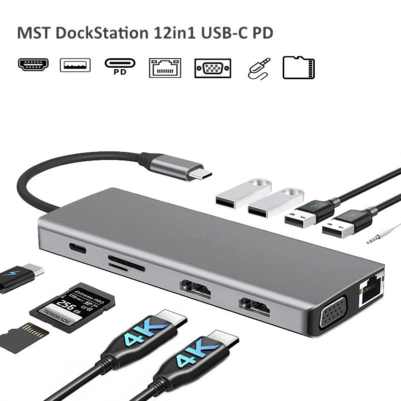 RoGer MST Dock Station 12in1 Lite