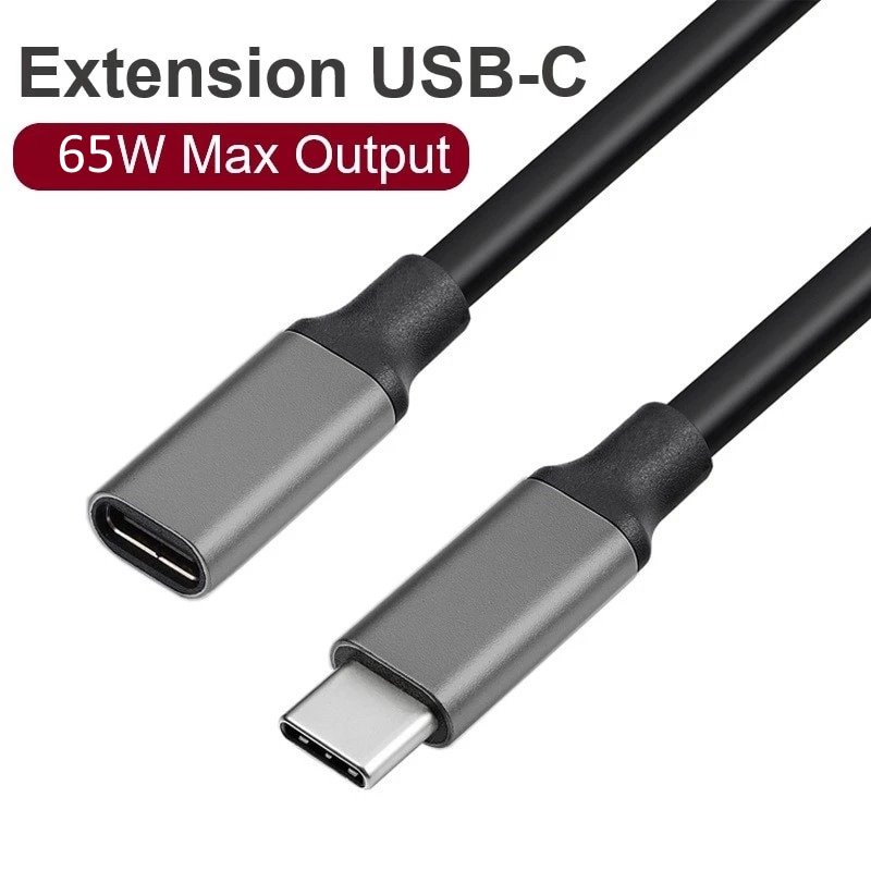 RoGer USB-C Extension Cable Pagarinātāja kabelis