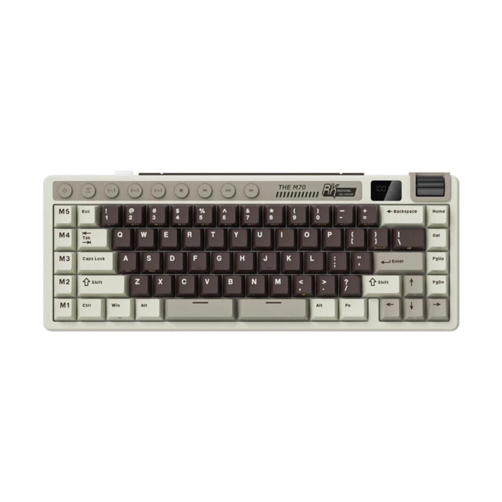 ROYAL KLUDGE M70 tastatūra Mocha Grey