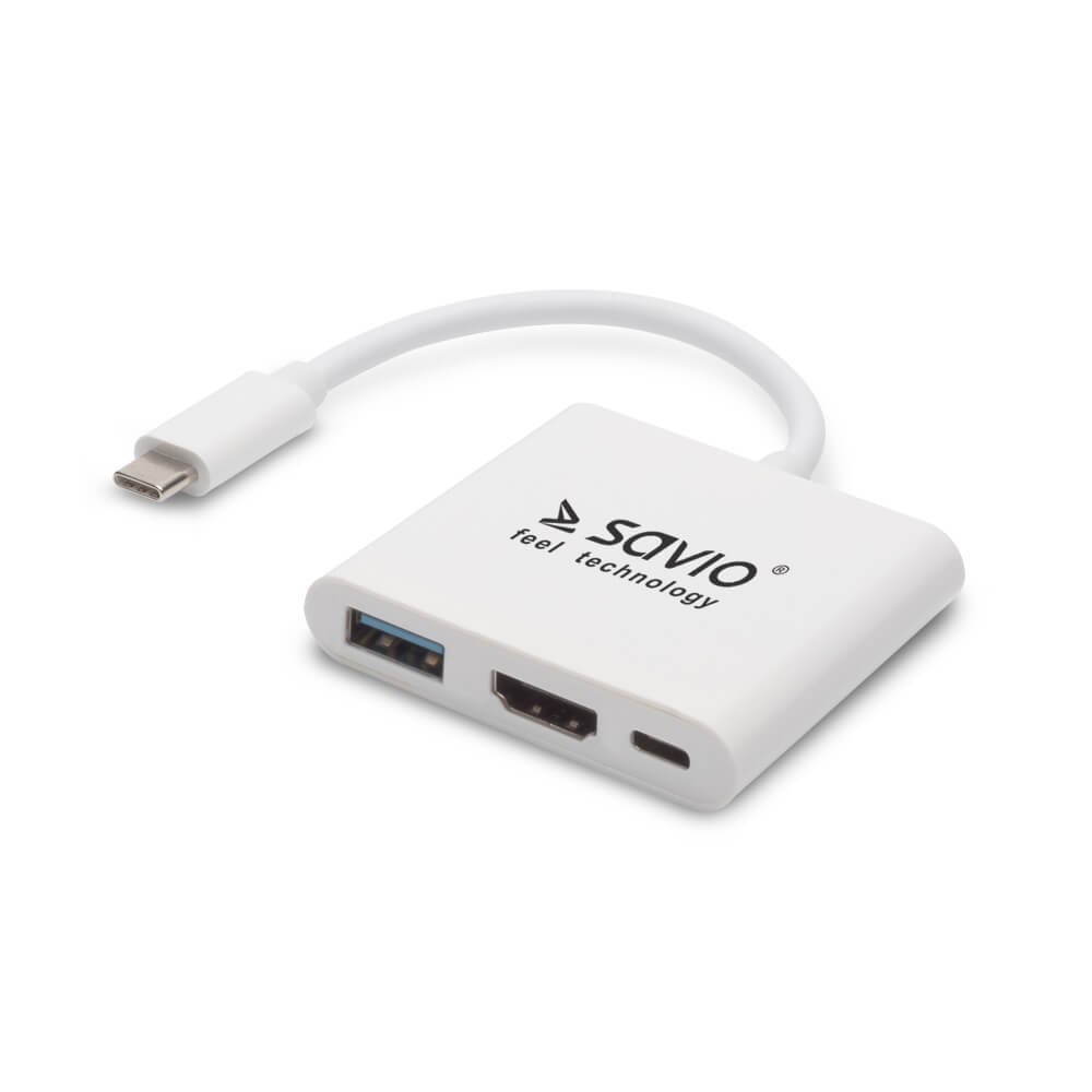 Savio Multimedia Adapteris Type-C to HDMI