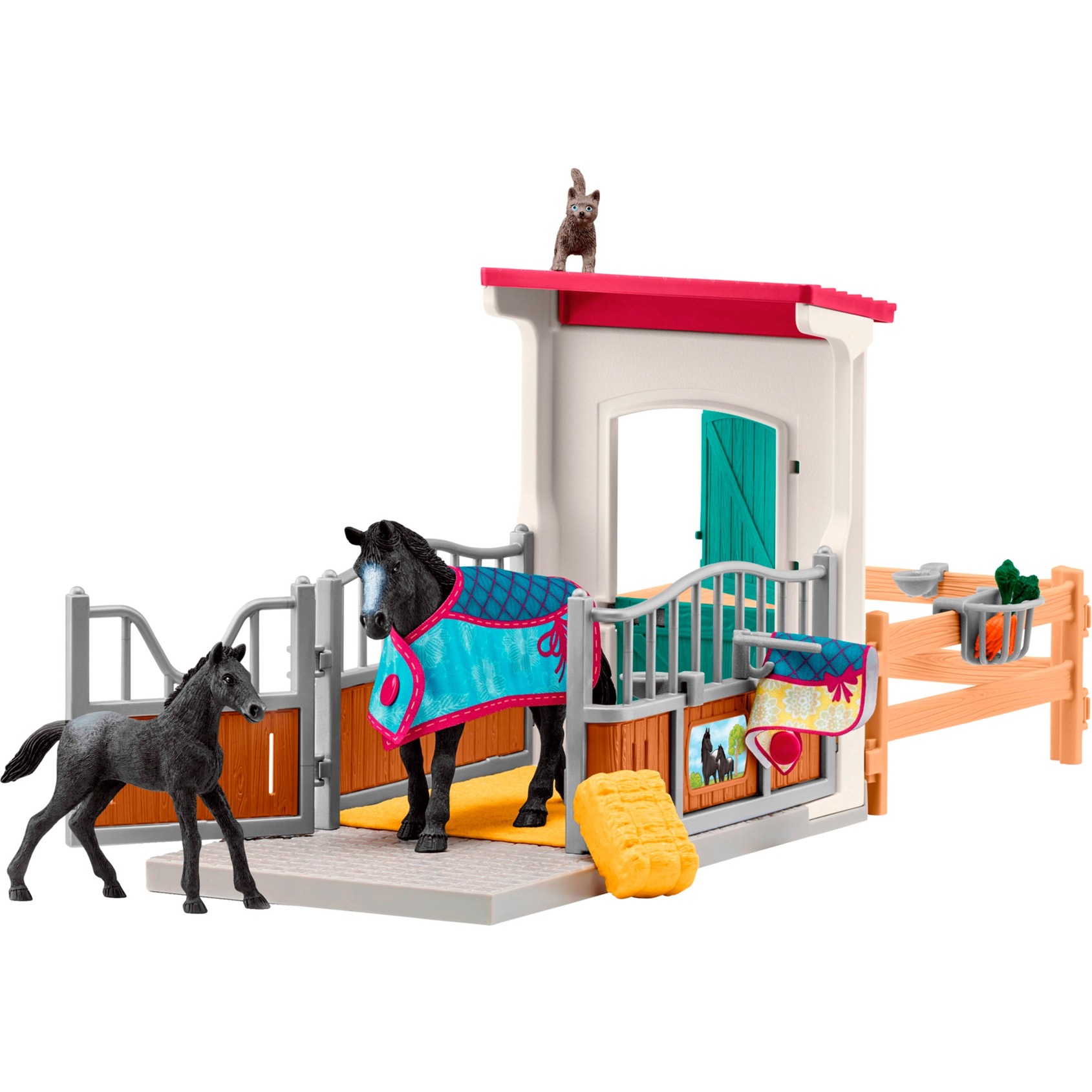 Schleich Horse Club zirgu stallis ar