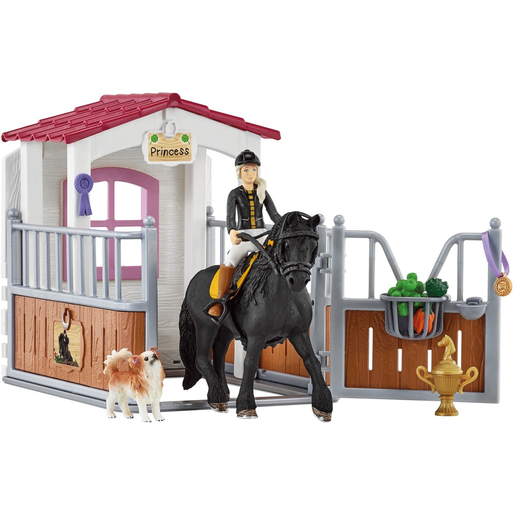 Schleich Horse Club zirgu stallis ar