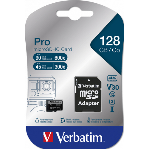 SD MicroSD karte 128GB Verbatim SDHC