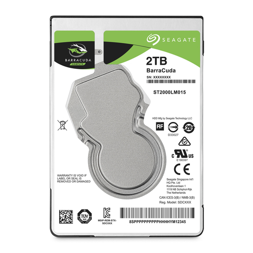 Cietais disks Seagate BarraCuda 2TB 2