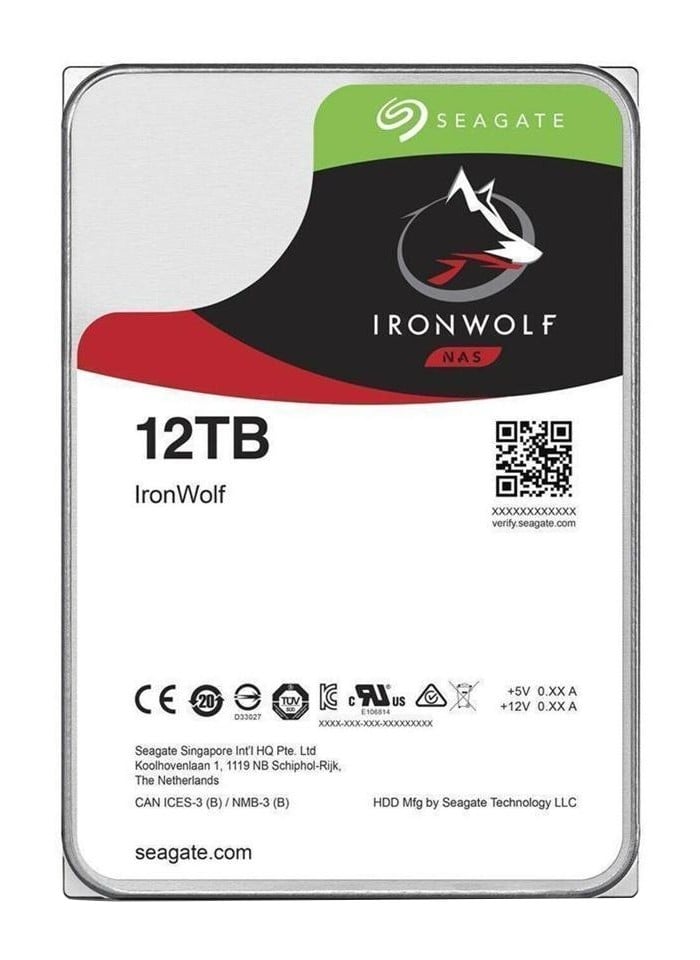 Seagate IronWolf 12TB NAS cietais disks