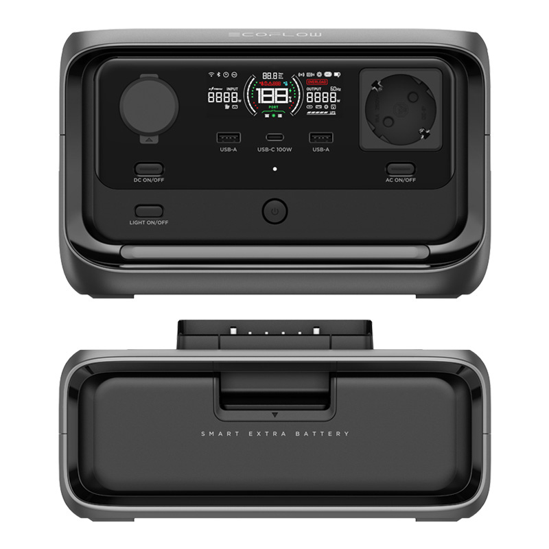 Komplekts: EcoFlow River 3 Plus elektroenerģijas