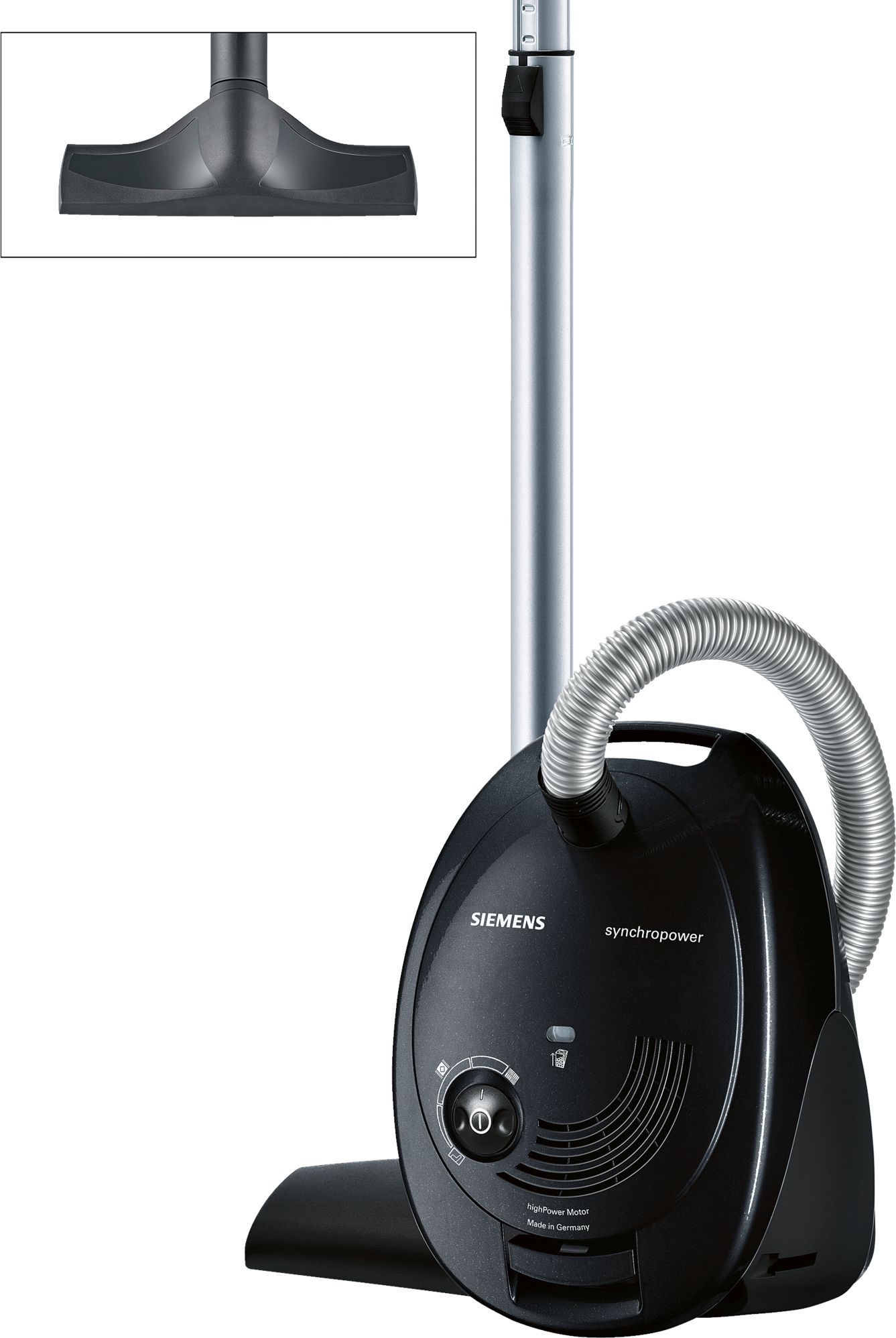 Siemens VS06A212 synchropower putekļsūcējs ar maisiņu