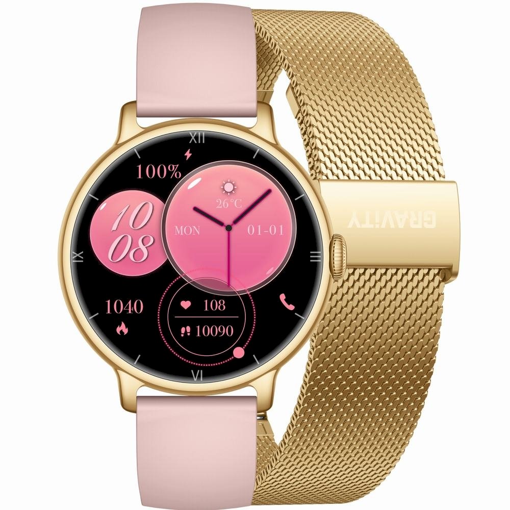 Smartwatch Gravity Siksniņa + aproce GT33-1
