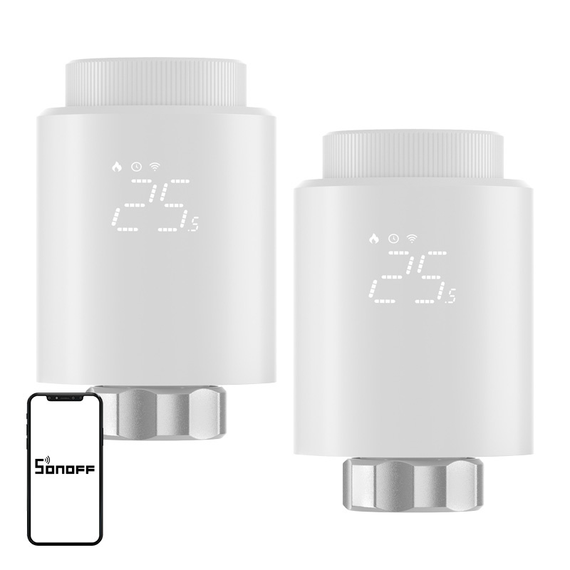 Termostatiska galva SONOFF ZigBee TRVZB 2Pak
