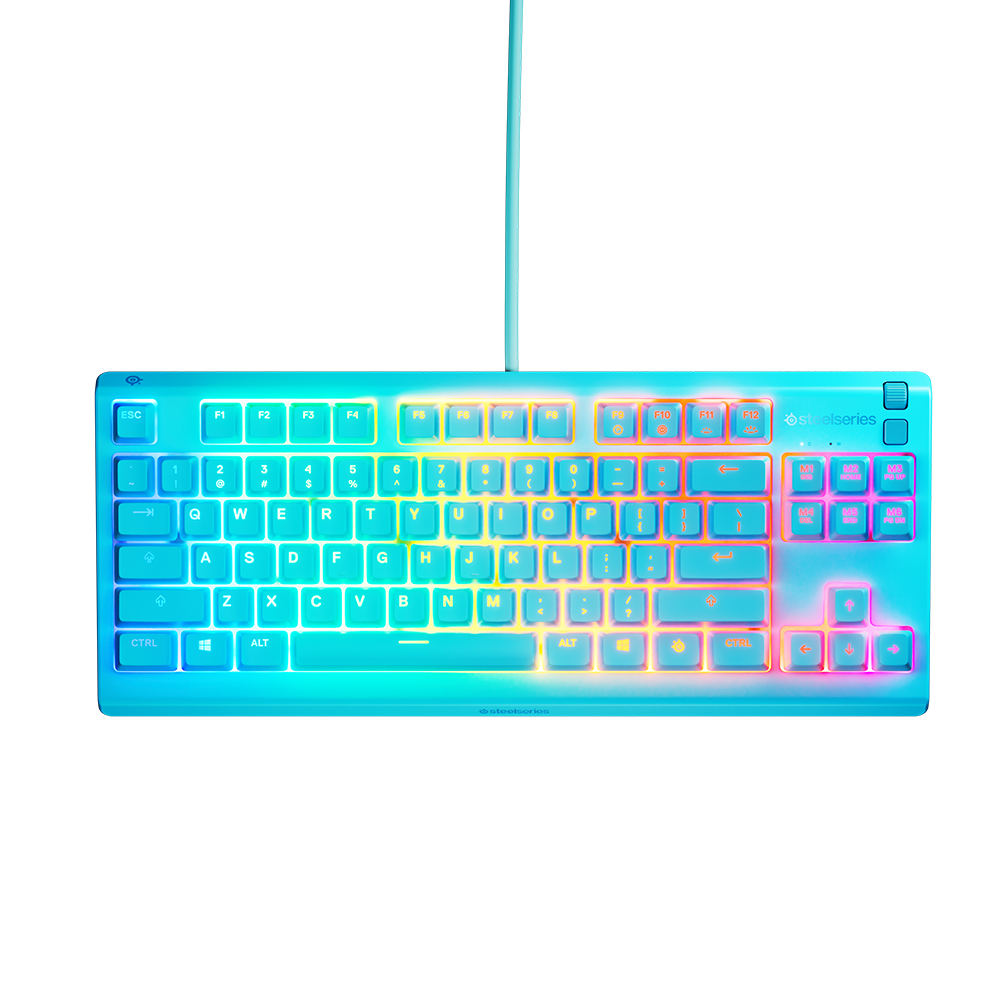Klaviatūra SteelSeries KEYBOARD APEX3 TKL AQUA