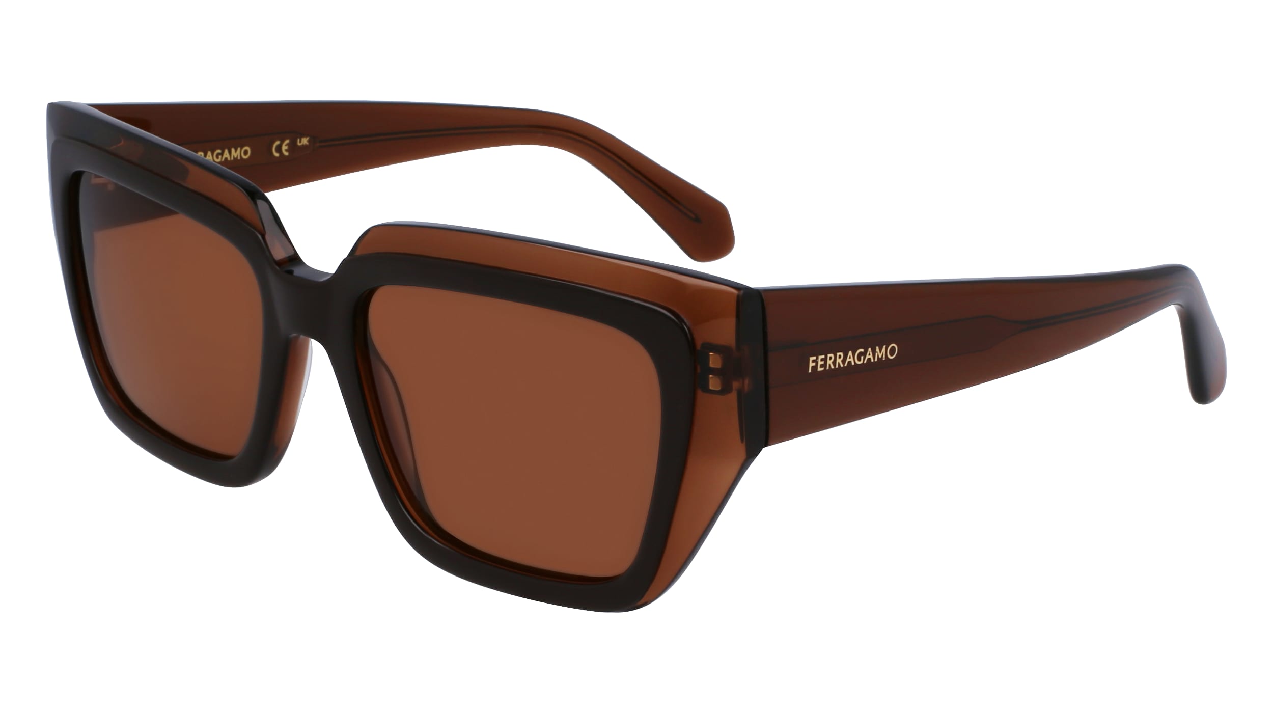 Saulesbrilles FERRAGAMO SIEVIETĒM SF2002S-233 (Lēca/tiltiņš/ausu kājiņa)