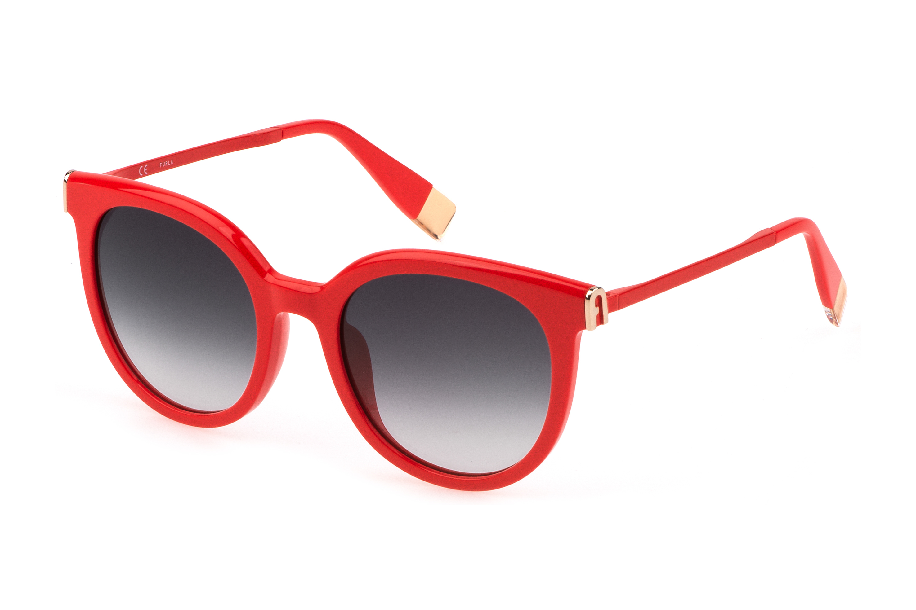 Saulesbrilles FURLA sievietēm SFU625-5205GQ (Lēca/tiltiņš/ausu kājiņa)