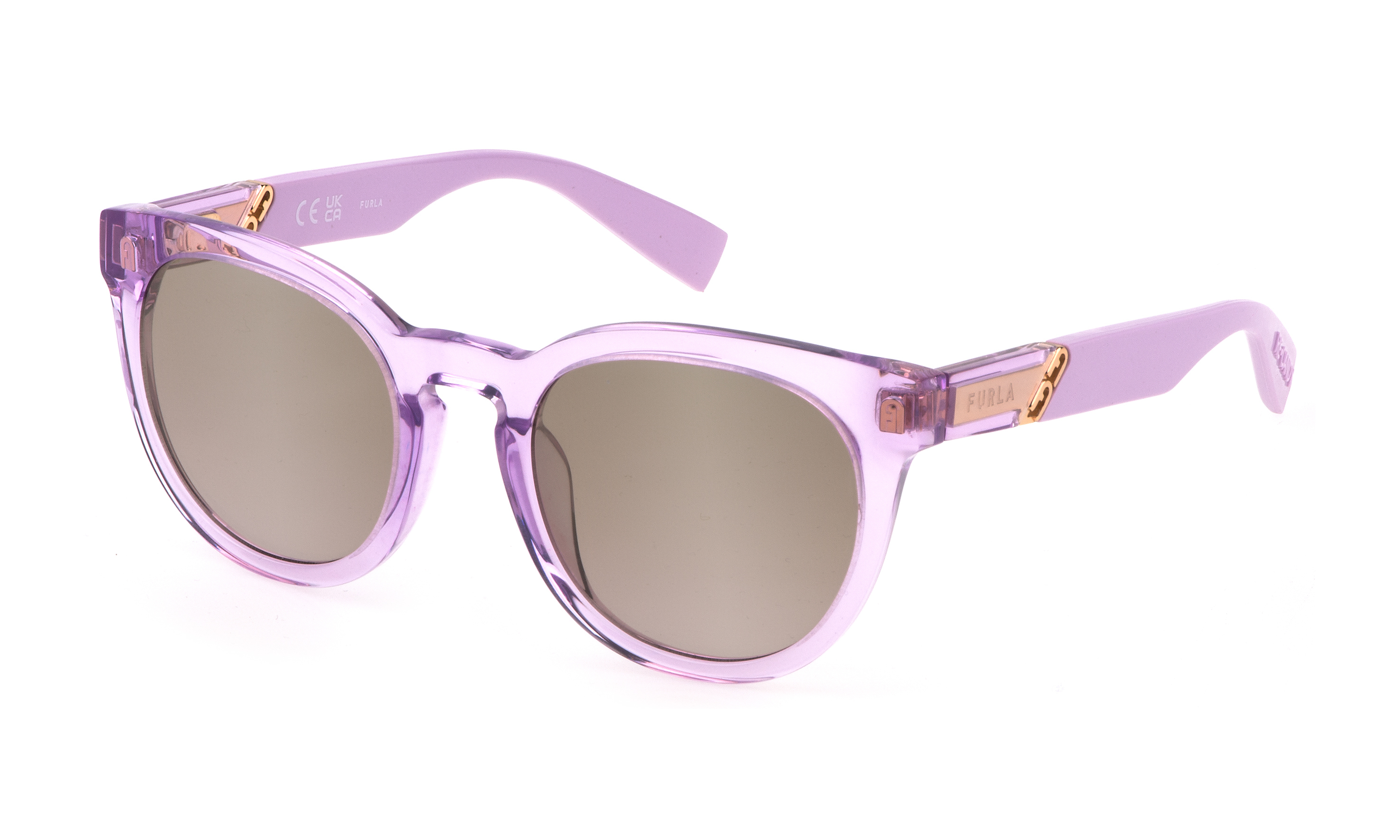 Saulesbrilles FURLA sievietēm SFU687-516PFG (Lēca/Uzacs/Auss kājiņa)