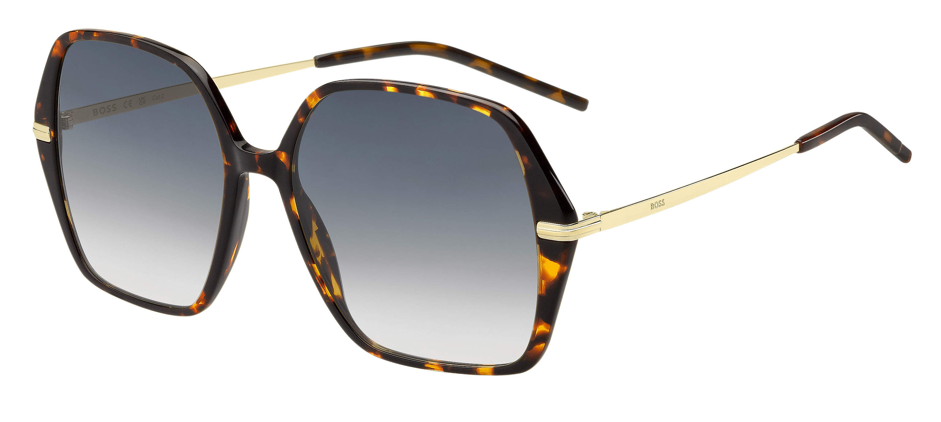 Saulesbrilles HUGO BOSS Black sievietēm BOSS1660S2IK