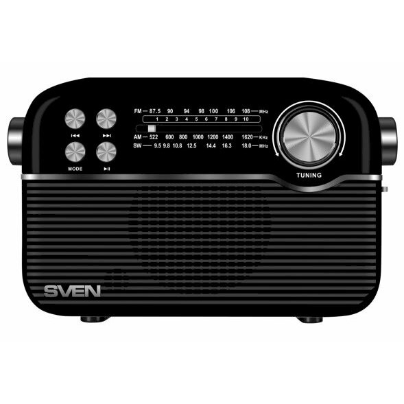Radio uztvērējs Sven RP-500 Black |