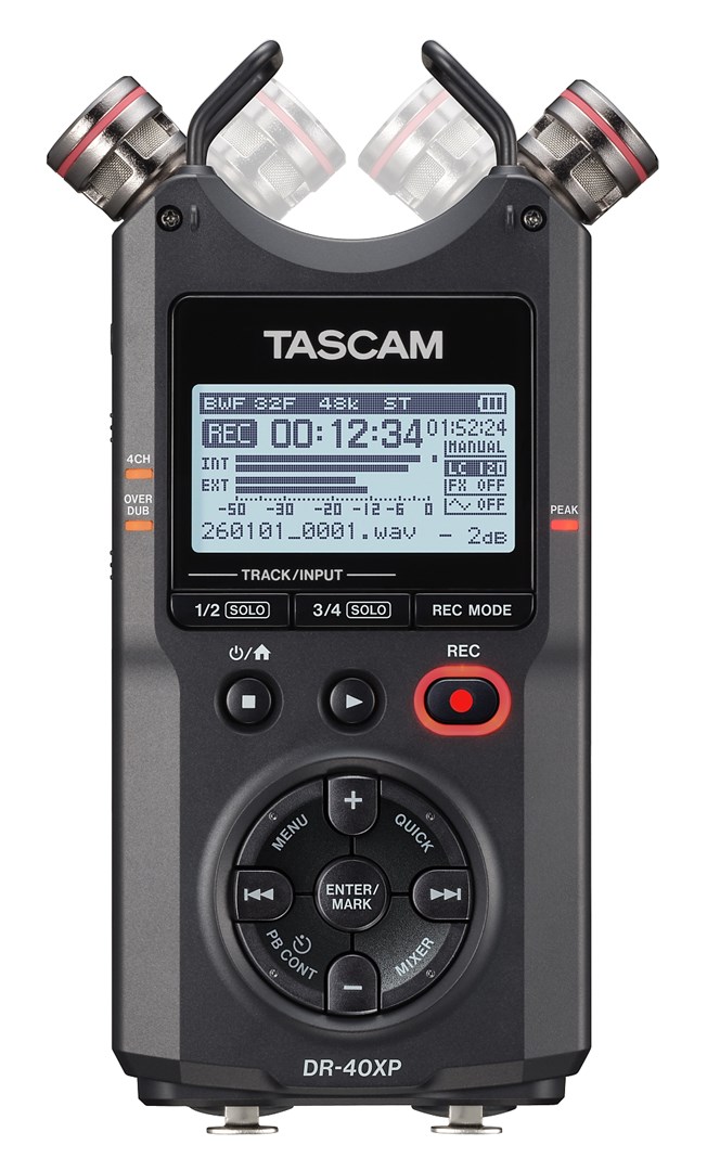 Diktofons Tascam Tascam DR-40XP - Pārnēsājams